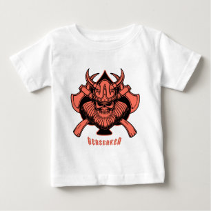 Camiseta Para Bebê Viking Berserker