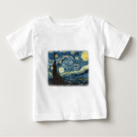 Vincent van Gogh, Noite Estrelada. Arte famosa.