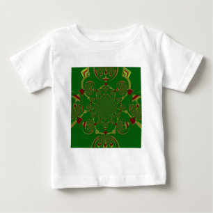 Camiseta Para Bebê Vintage Green