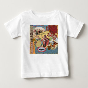 Camiseta Para Bebê vintage ocidental moderna