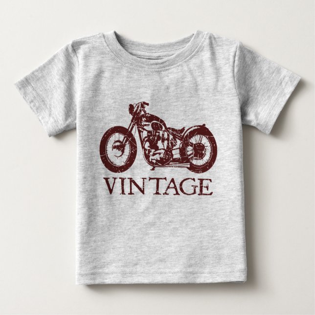 Camiseta Para Bebê Vintage Triumph (Frente)