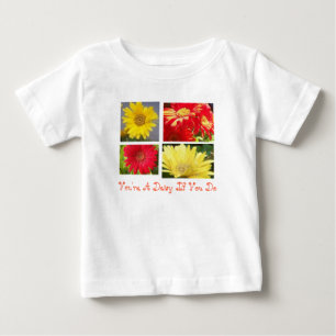 Camiseta Para Bebê Você é uma margarida se você faz