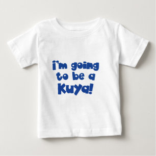 Camiseta Para Bebê Vou ser um Kuya!