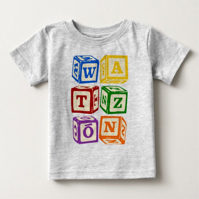 Camiseta Para Bebê Watzónchild (Frente)