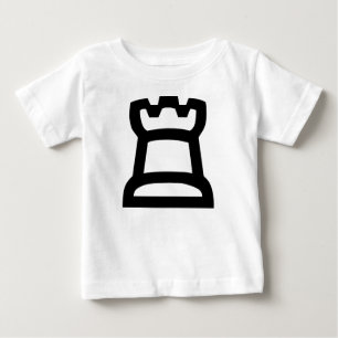 Camiseta Para Bebê White Rook