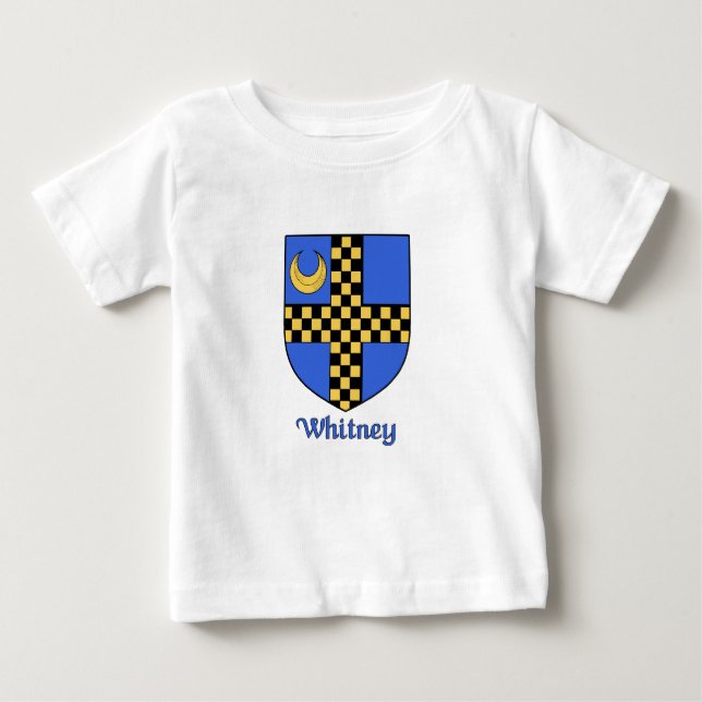 Camiseta Para Bebê Whitney Family Shield (Frente)
