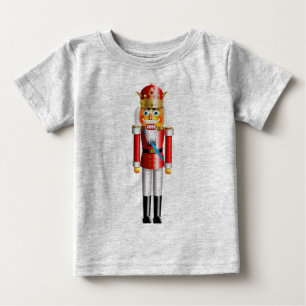 Camiseta Para Bebê Xmas Nutcracker King