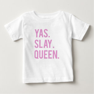 Camiseta Para Bebê Yas massacra o impressão 2 da rainha