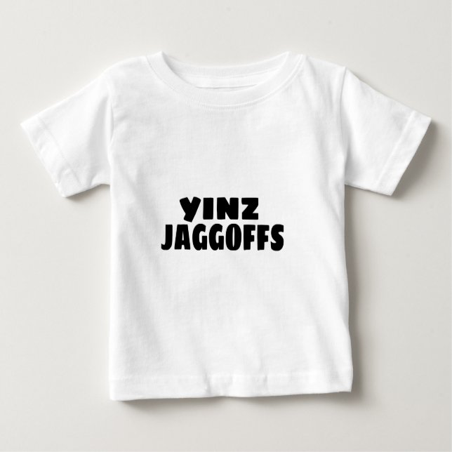 Camiseta Para Bebê Yinz Jaggoffs (Frente)