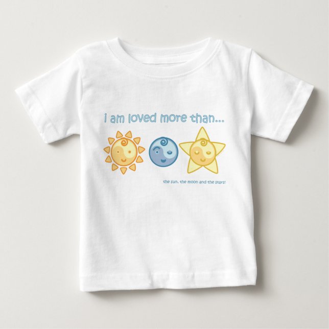 Camiseta Para Bebê Yoga Speak Baby : Eu Sou Amado Toddler Tee (Frente)
