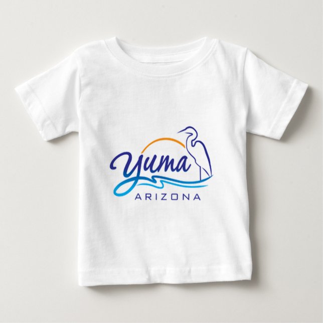 Camiseta Para Bebê Yuma, Arizona (Frente)