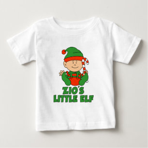 Camiseta Para Bebê Zio's Little Elf