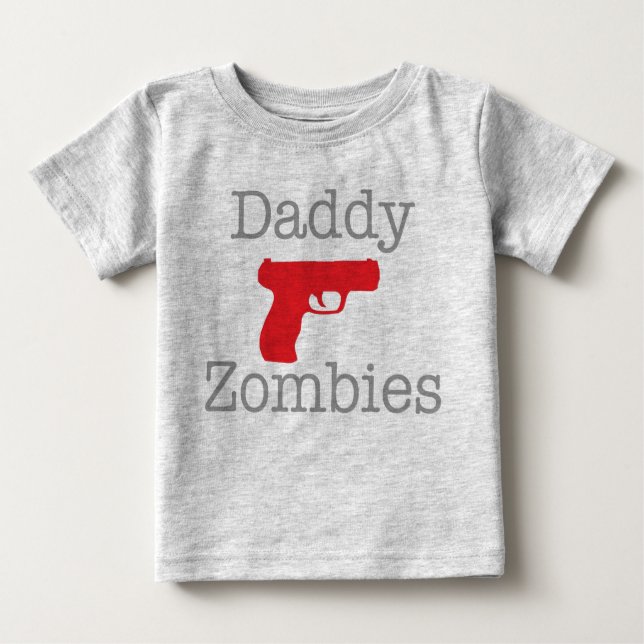 Camiseta Para Bebê Zombis! Bebê! (Frente)