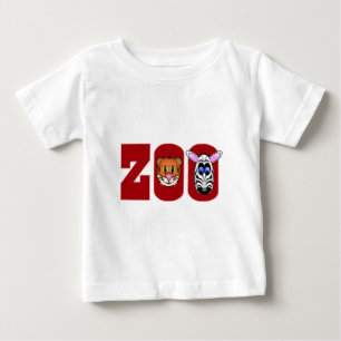 CAMISETA PARA BEBÊ ZOOLÓGICO