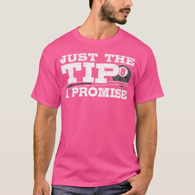 Camiseta Para Bilhares De Jogadores De Piscina (Frente)
