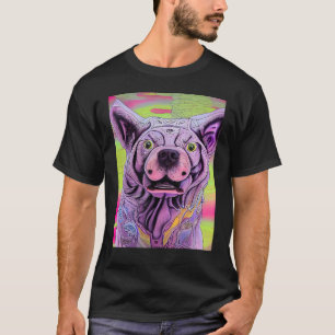 Camiseta Para Cachorro Cachorro Cachorro Estilo De Arte Cac