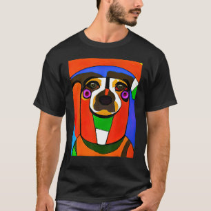 Camiseta Para Cachorro Cachorro Cachorro Estilo De Arte Cão