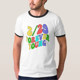 CAMISETA PARA CADA ANIVERSÁRIO BOEMIO DE ANO BISSEXTO JOVEM