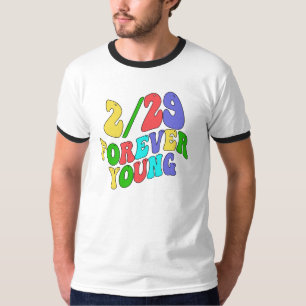 CAMISETA PARA CADA ANIVERSÁRIO BOEMIO DE ANO BISSEXTO JOVEM