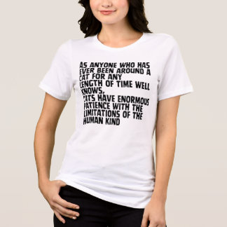 Camiseta Para Cada Atitude de Gato