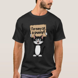 Camiseta Para cada gato, uma buceta!