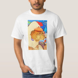 Camiseta para cães de galinhas