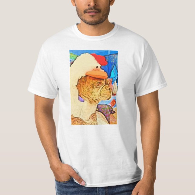 Camiseta para cães de galinhas (Frente)