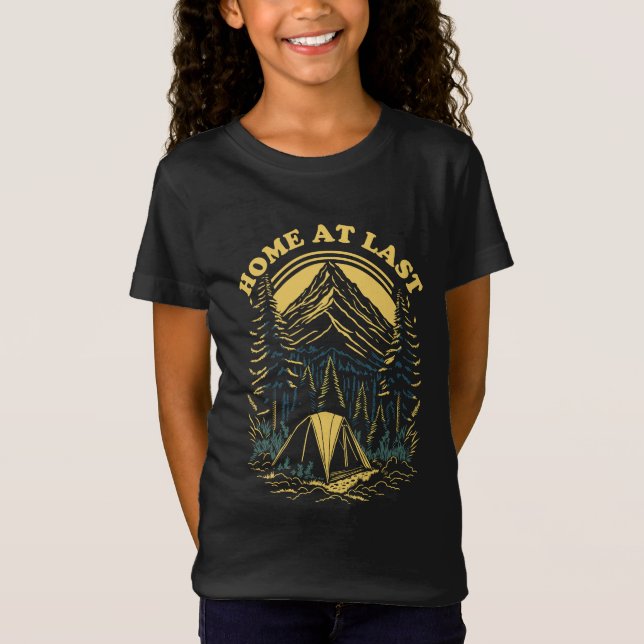 Camiseta Para Casa - Acampamento (Frente)
