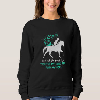 Camiseta Para Cavalo E Na Floresta Eu Vou...