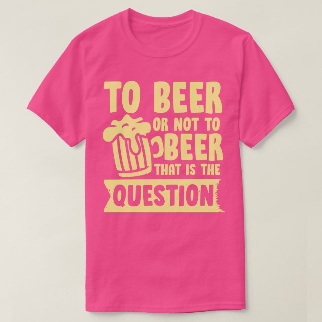 Camiseta Para cerveja ou não (Frente do Design)