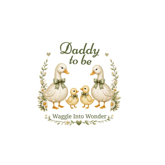 Camiseta para chá de bebê do papai (Criador carregado)