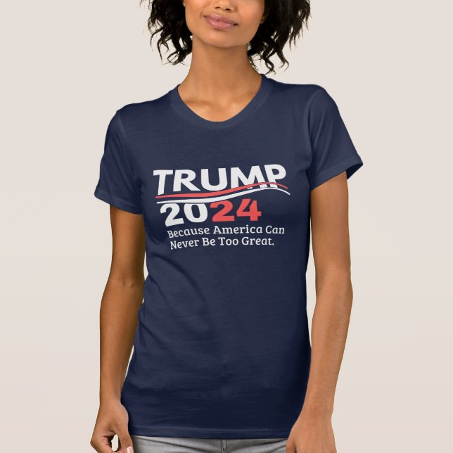 Camiseta pára-choque trump 2024 (Frente)