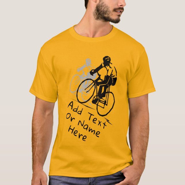 Camiseta Para ciclismo de amantes. Personalizar (Frente)