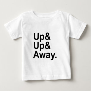 Camiseta Para Cima e Longe   Expressão de Motivação para Vo