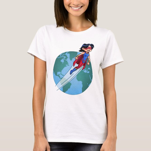 Camiseta Para cima e para fora (Frente)