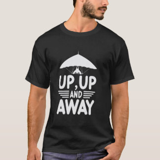Camiseta Para Cima, Para Cima e Longe Asa Delta