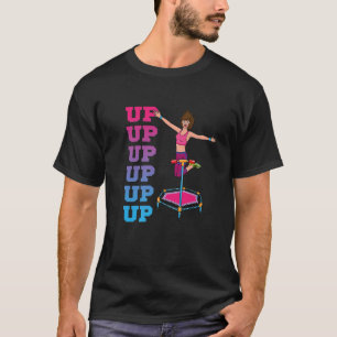 Camiseta Para Cima Saltando O Estilo De Jumpstyle Salta O E