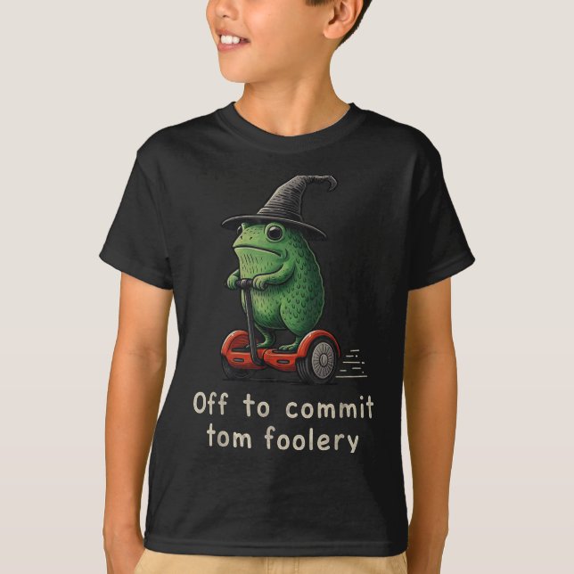 Camiseta Para Comprometer O Sapo Da Fooleria Do Tom (Frente)