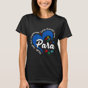 Camiseta Para Coração Professor Profissional Auxiliar Escol