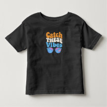 Camiseta para Criança – Gráficos de Óculos de Sol 