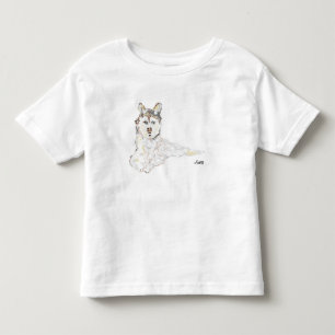 Camiseta para Criança : Husky Alaskano