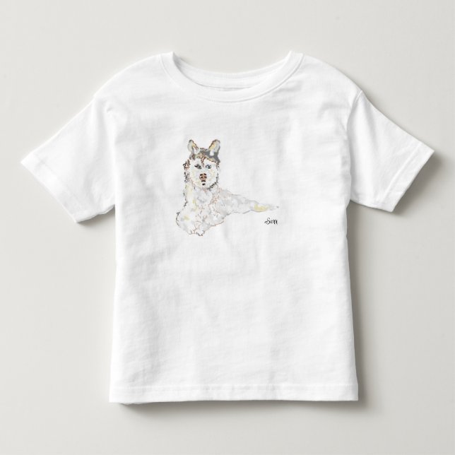 Camiseta para Criança : Husky Alaskano (Frente)