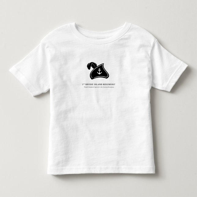 Camiseta para crianças — 1º Regimento de Rhode Isl (Frente)