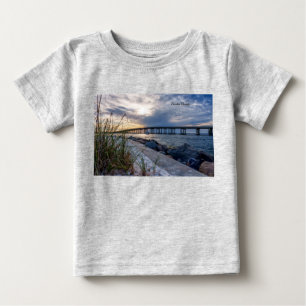 Camiseta para crianças Destin East Pass Sunset
