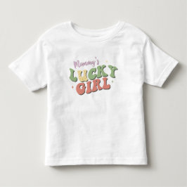Camiseta para crianças Filha Sortuda da Mamãe