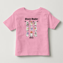 Camiseta para crianças Ghouls Reader Books