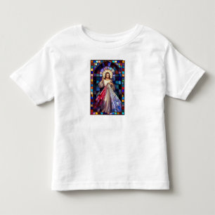 Camiseta para crianças pequenas Divina Misericórdi