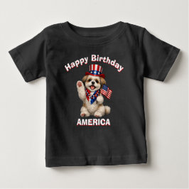 Camiseta para crianças Shih Tzu Filhote (2f) Patri