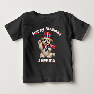Camiseta para crianças Shih Tzu Filhote (2f) Patri