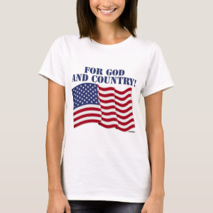 CAMISETA PARA DEUS E PAÍS!